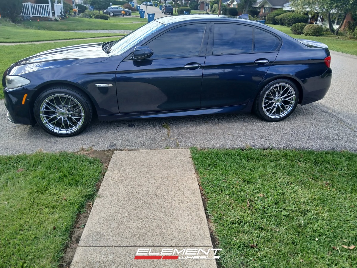 19x8.5 TIS Motorsports 505C Chrome on 2011-2016 BMW 5 Series