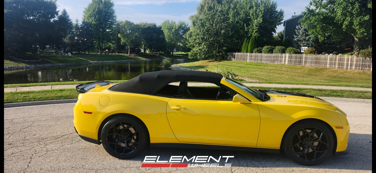 20x10 | 20x11 Staggered MRR M228 Camaro Z28 Replica Wheels Gloss Black on 2012-2015 Chevrolet Camaro ZL1