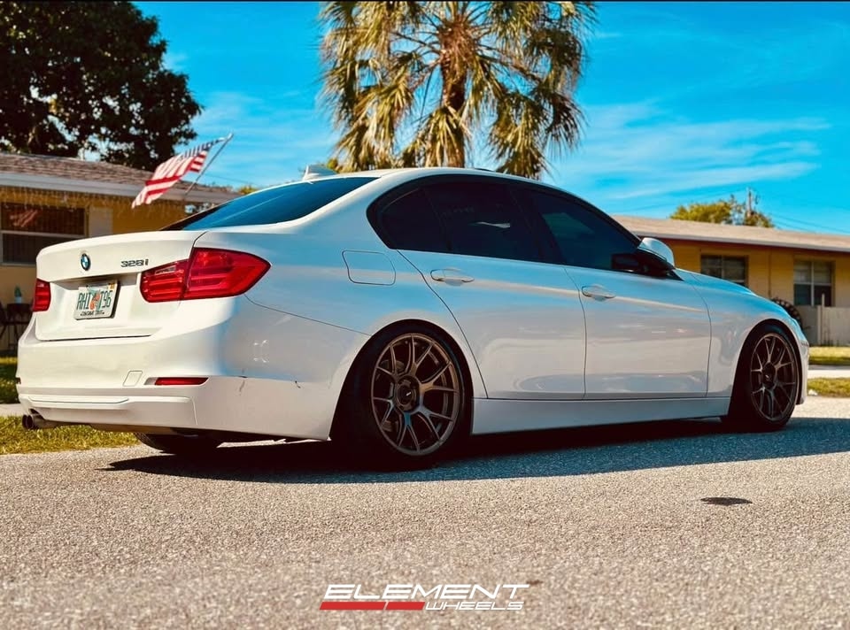 18x9 | 18x9.5 Staggered Konig Ampliform on 2012-2018 BMW 3 Series