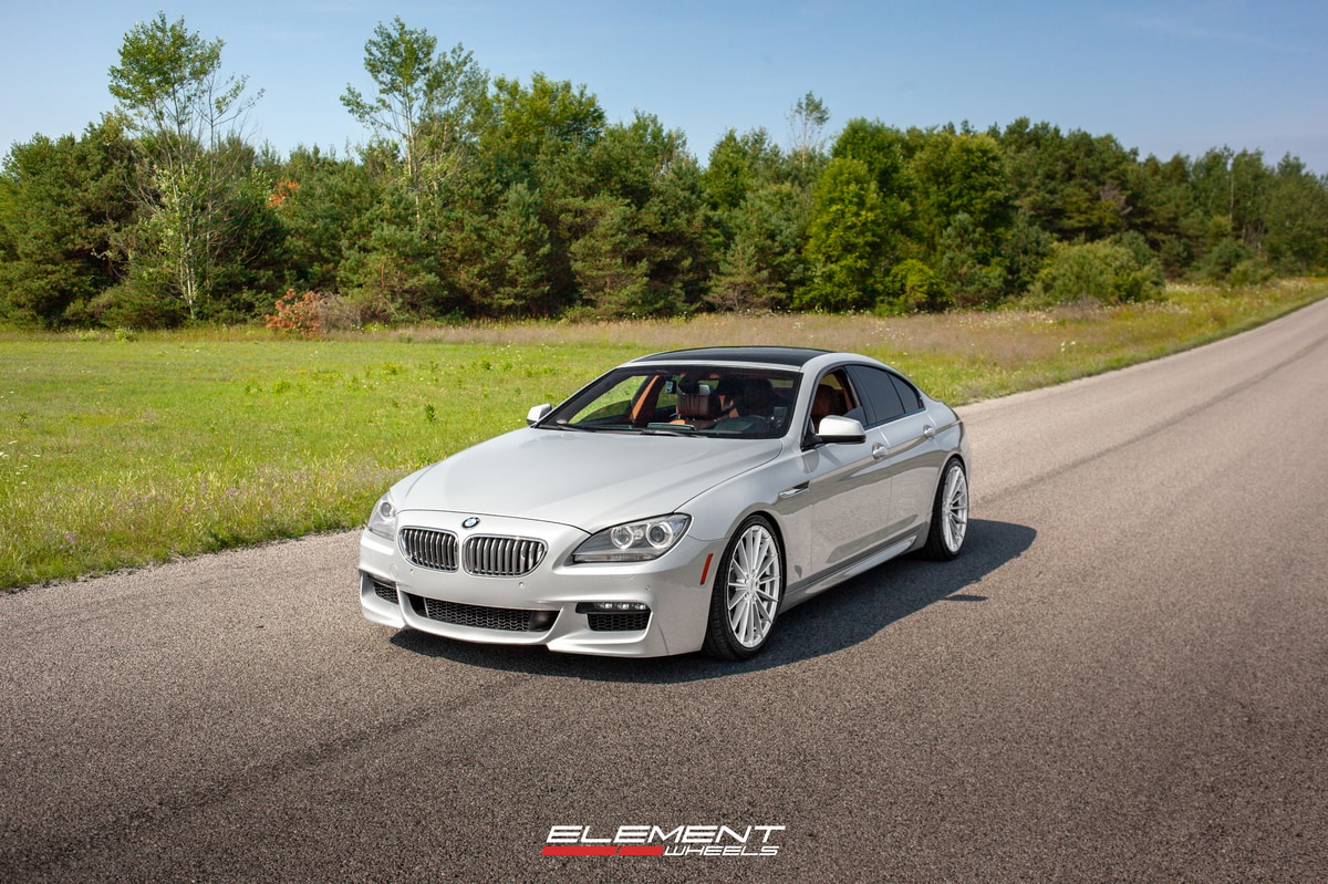 20x9 | 20x10.5 Staggered TSW TW005 Goodwood Hypersilver (Flow Formed) on 2012-2019 BMW 6 Series