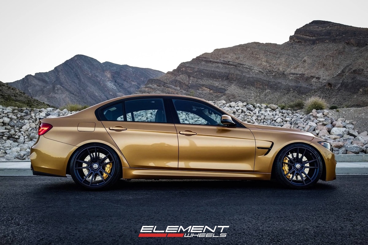 19x9 | 19x10 Staggered HRE FlowForm FF04 Tarmac on 2015-2018 BMW M3