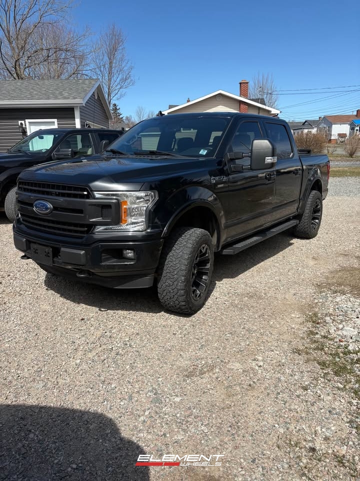 20x10 Fuel Off-Road Assault Matte Black Milled D546 on 2015-2020 Ford F-150