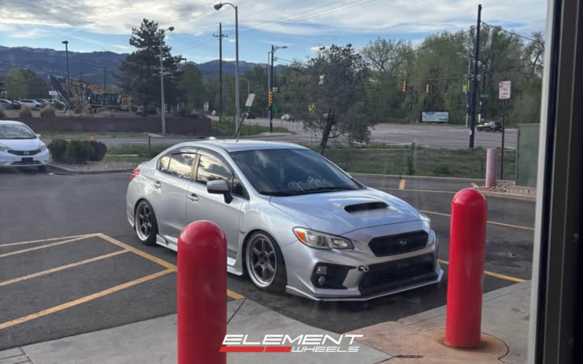 18x9.5 Kansei Roku on 2015-2021 Subaru WRX