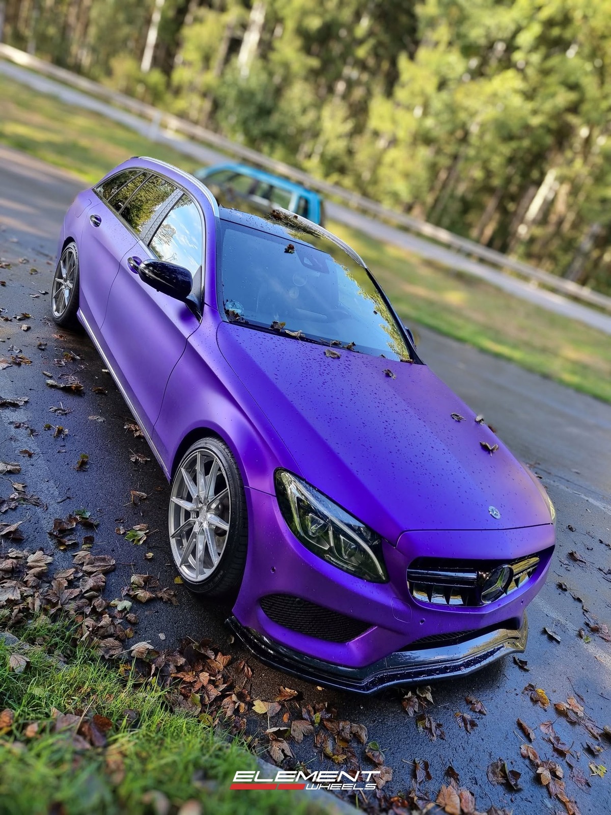 19x8.5 on 2015-2022 Mercedes Benz C 63 AMG Sedan
