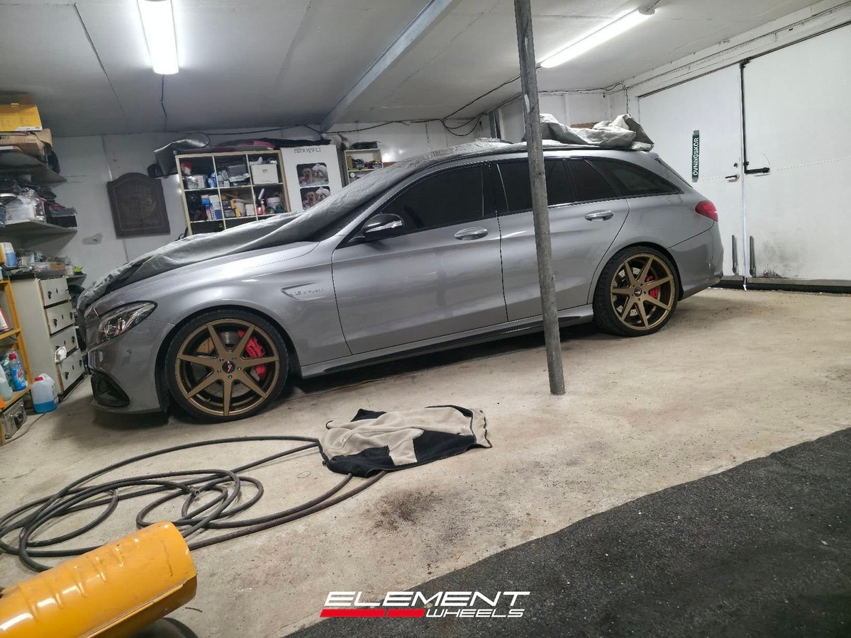 20x8.5 | 20x10 Staggered on 2015-2022 Mercedes Benz C 63 AMG Sedan