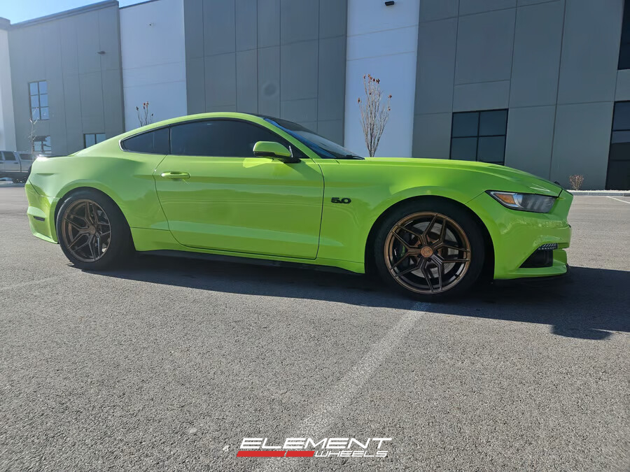 19x10 Variant Xenon Brushed Bronze (Cold Forged)  on 2015-2023 Ford Mustang