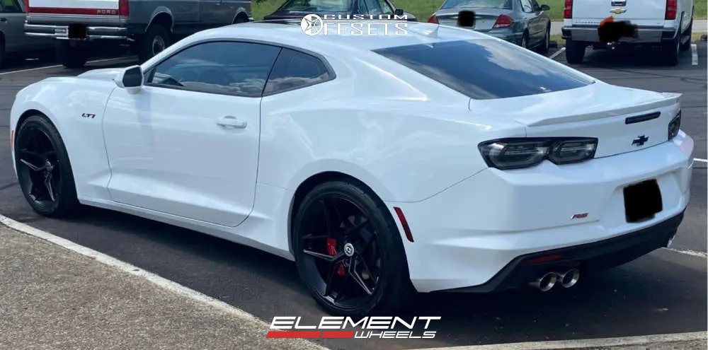 20x9.5 | 20x11 Staggered HRE FlowForm FF11 Tarmac on 2016-2025 Chevrolet Camaro