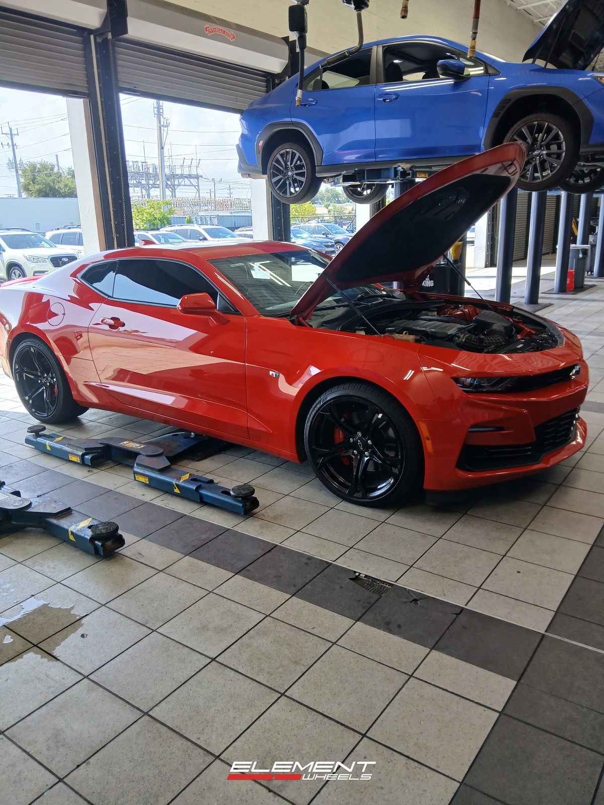 20x10 MRR M017 Camaro 1LE Replica Wheels Gloss Black (Flow Formed) on 2016-2025 Chevrolet Camaro