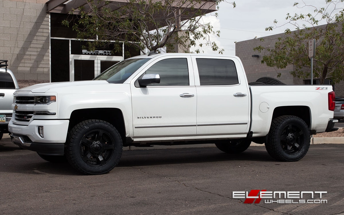 20 inch XD Rockstar 2 all Black on 2016 Chevy Silverado 1500 Leveled w/ Specs