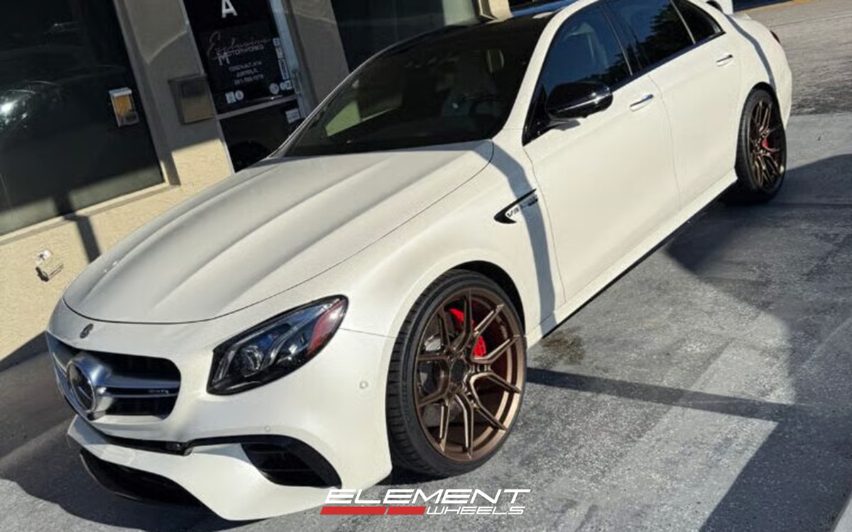 21x10 | 21x11 Staggered Element Forged SF-2 on 2018-2021 Mercedes Benz E 63 AMG Sedan