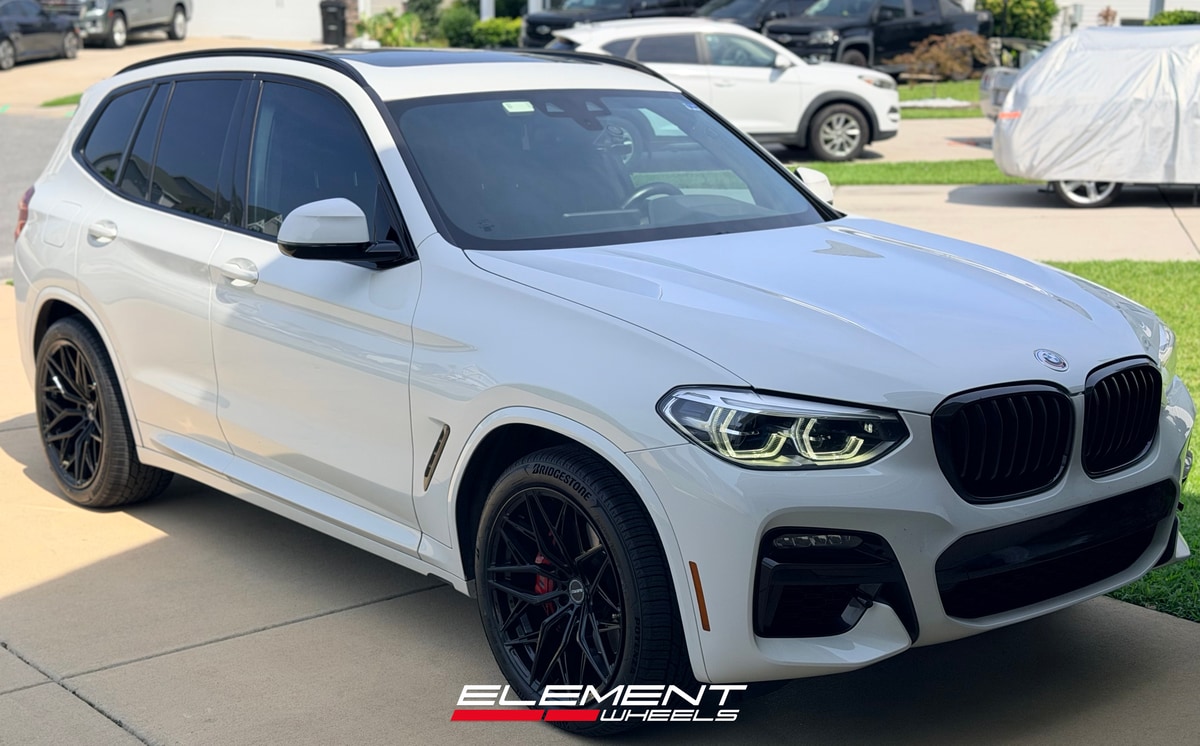 20x10 Element Forged ME-5 Gloss Black (Full Forged) on 2018-2024 BMW X3 M40i