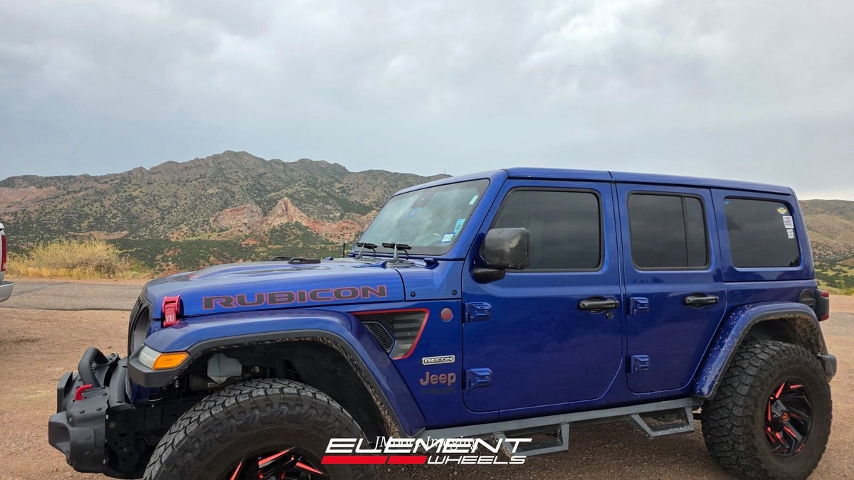 17x9 Fuel Off-Road D755 Reaction on 2018-2025 Jeep Wrangler JL