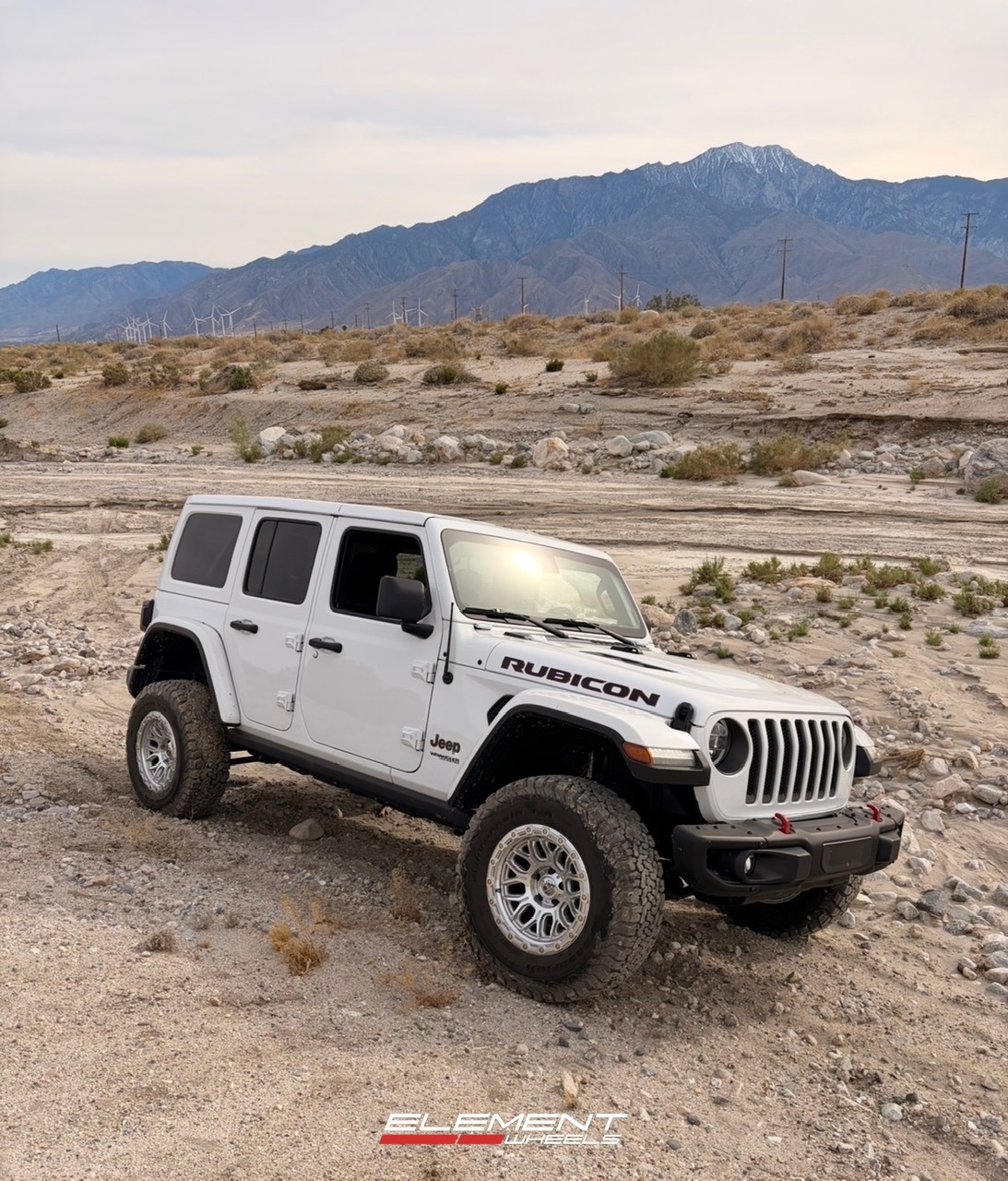 17x9 Fuel Off-Road Surge Gloss Silver Machined FC881 on 2018-2025 Jeep Wrangler JL