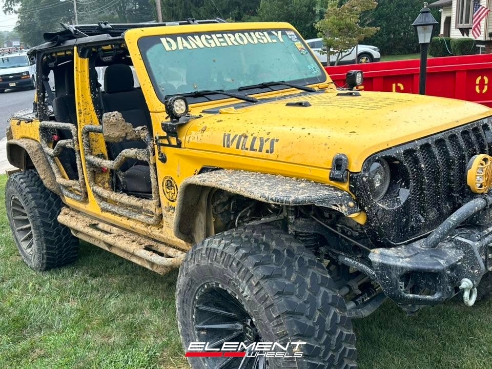 20x12 Hostile H123 Typhoon on 2018-2025 Jeep Wrangler JL