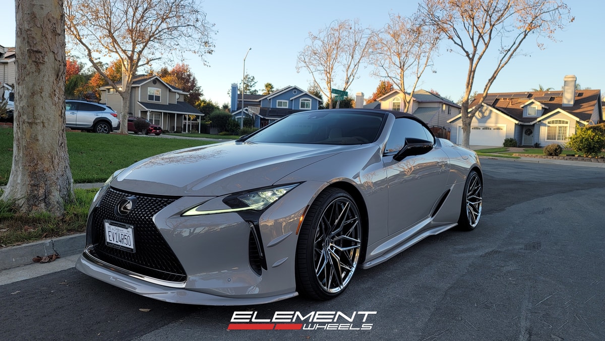 22x10 | 22x11 Staggered Element Forged ME-5 on 2018-2025 Lexus LC