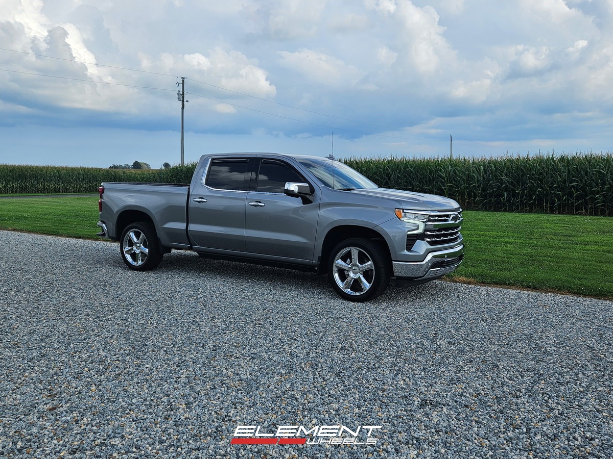 22x9 OE Concept Replica Chevy LTZ Chrome C01  on 2019-2025 Chevrolet Silverado 1500
