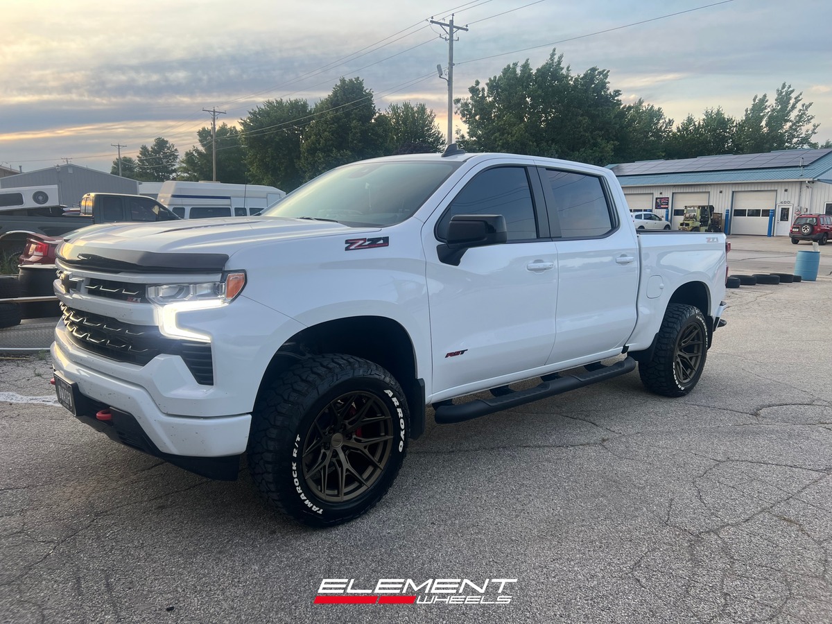 20x10 Vossen HF6-4 Terra Bronze (Hybrid Forged) on 2019-2025 Chevrolet Silverado 1500