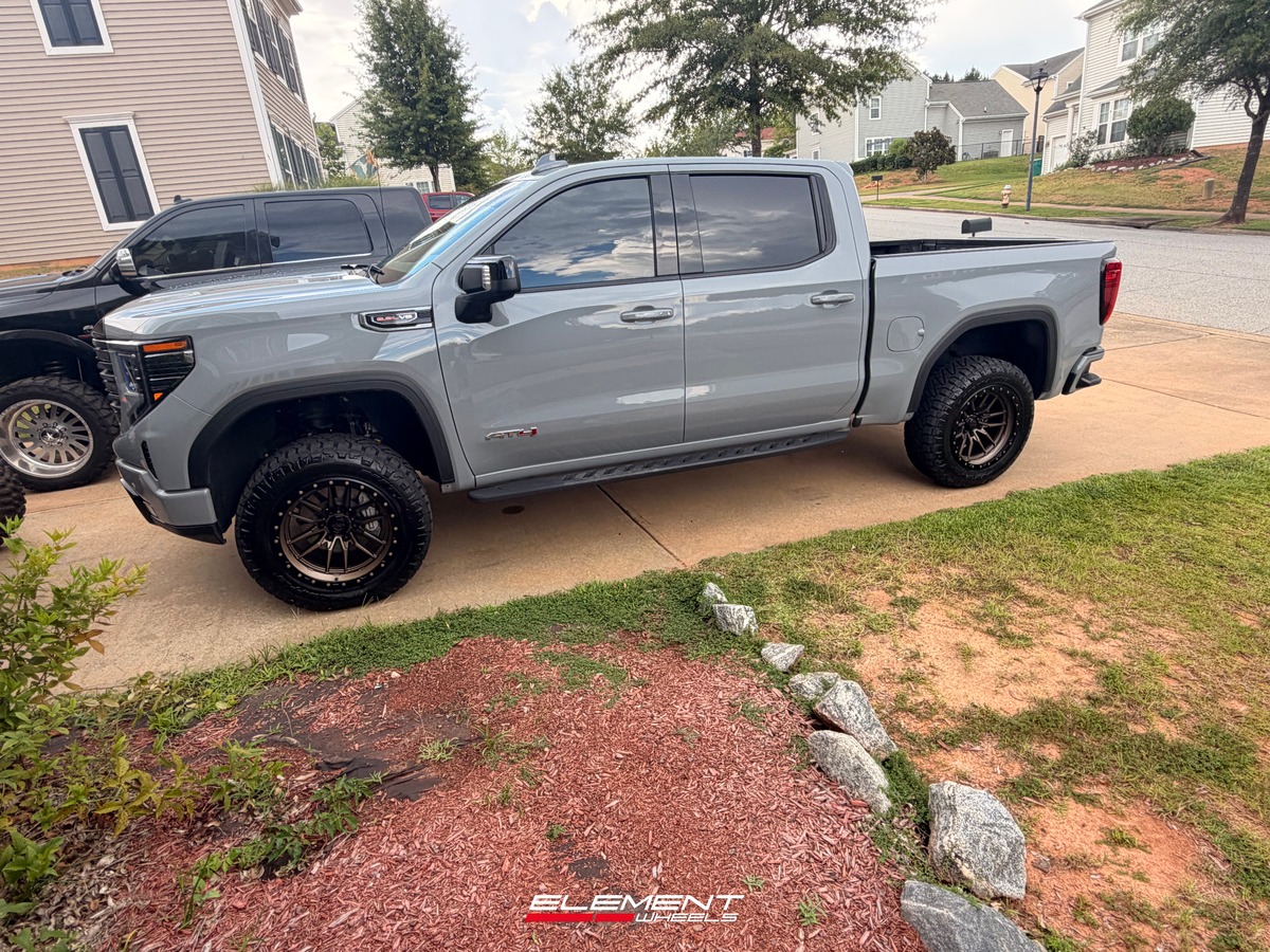 20x10 Lock Off-Road Krawler Matte Bronze w/ Matte Black Ring on 2019-2025 GMC Sierra 1500