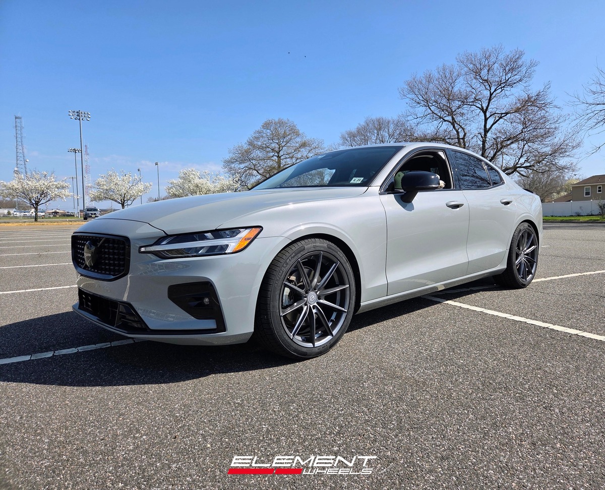 19x8.5 Curva Concepts CFF46 Gun Metal (Flow Forged) on 2019-2025 Volvo S60