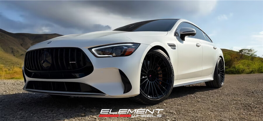 21x10 | 21x11.5 Staggered Vossen Wheels on 2019-2026 Mercedes Benz AMG GT 63 4-door