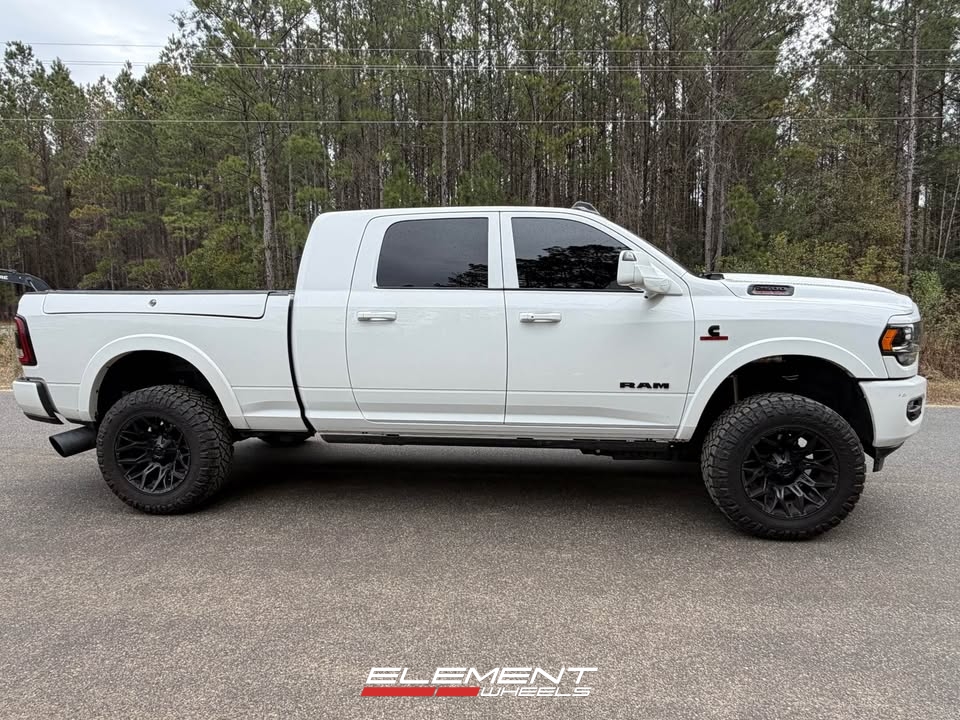 20x10 Fuel Off-Road Twitch Gloss Black Milled D769 on 2019-2026 RAM 2500/3500