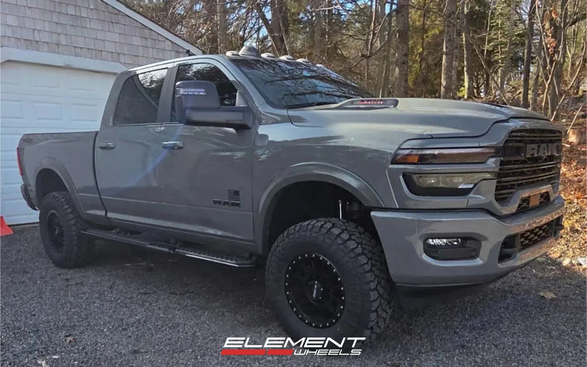 18x9 Method Race MR305 NV Matte Black on 2019-2026 RAM 2500/3500