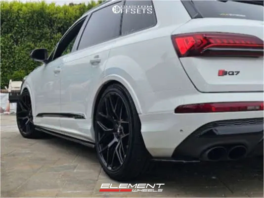 22x10.5 Asanti ABL-27 Gloss Black on 2020-2025 Audi SQ7