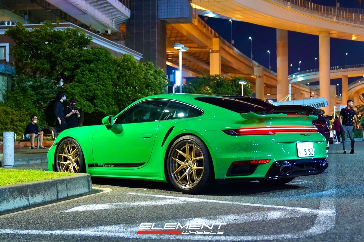 21x9.5 | 21x12 Staggered HRE S101SC Wheels on 2020-2025 Porsche 911 Carrera 992 Turbo 5-Lug