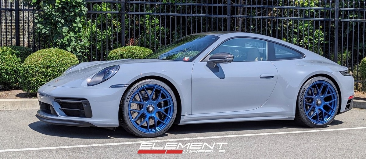 20x9 | 21x12 Staggered on 2020-2025 Porsche 911 Carrera 992 Centerlock