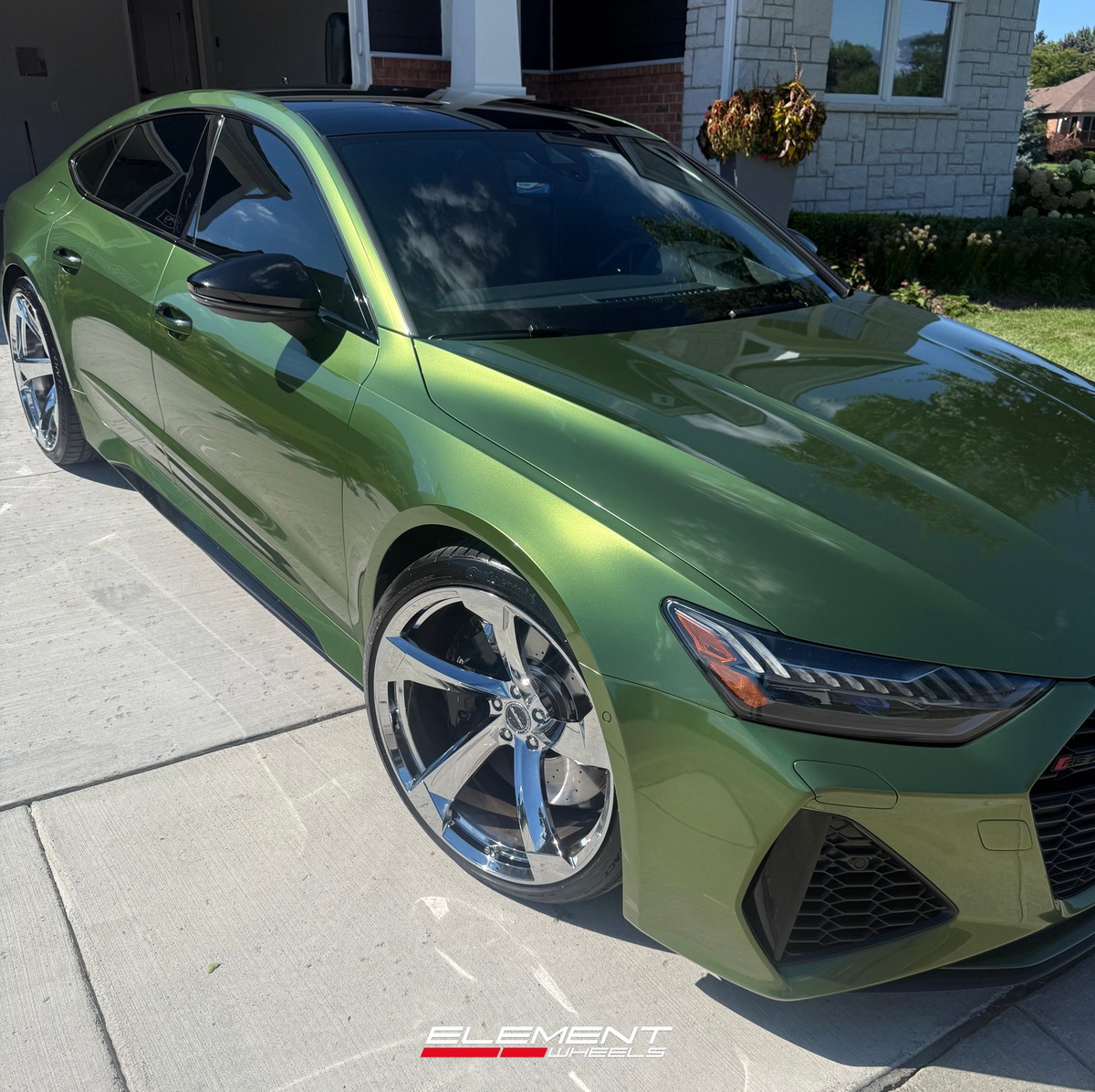 22x10.5 Element Forged FS-1 on 2021-2025 Audi RS7