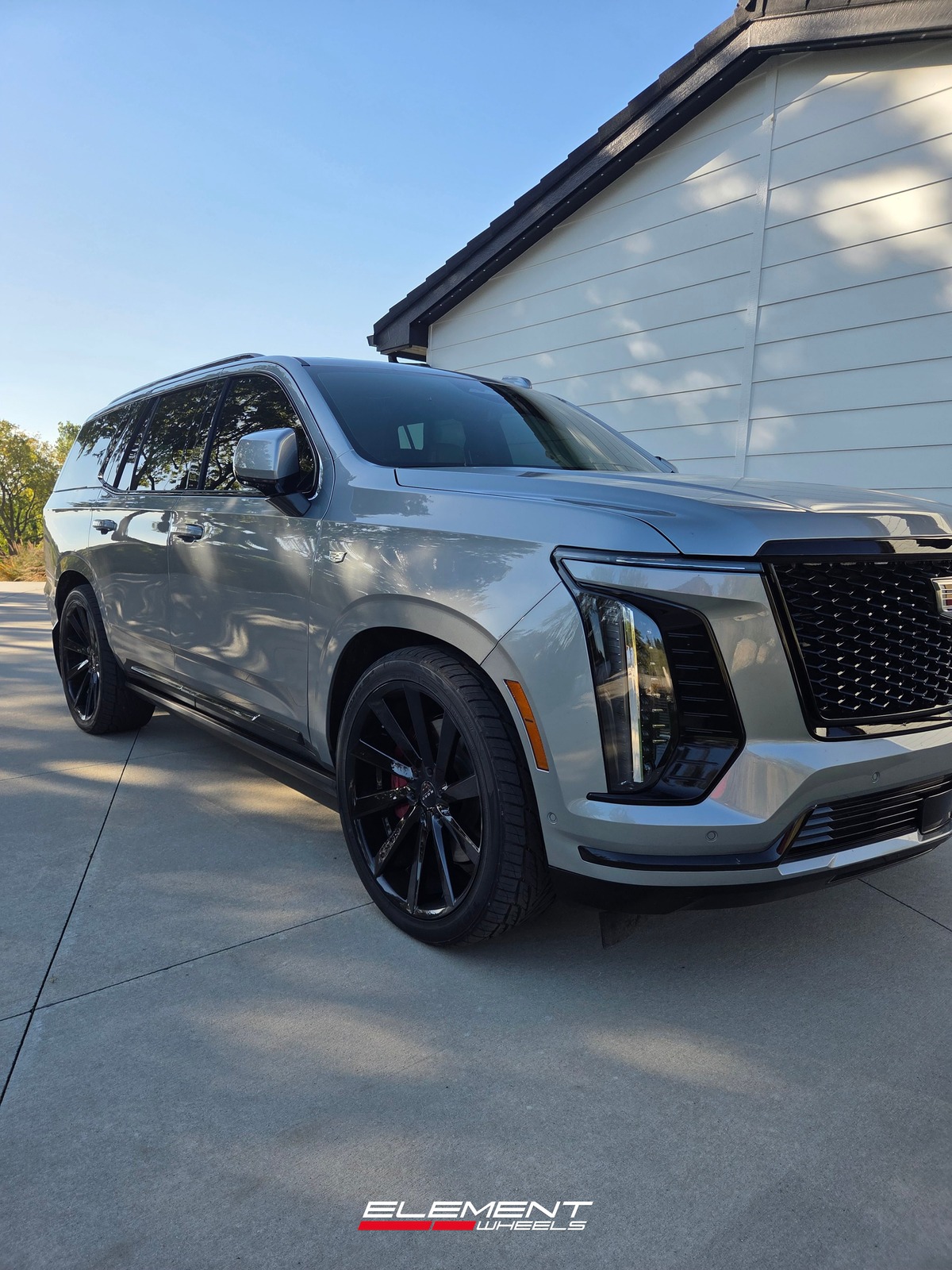24x10 Koko Kuture Kapan Gloss Black on 2021-2025 Cadillac Escalade