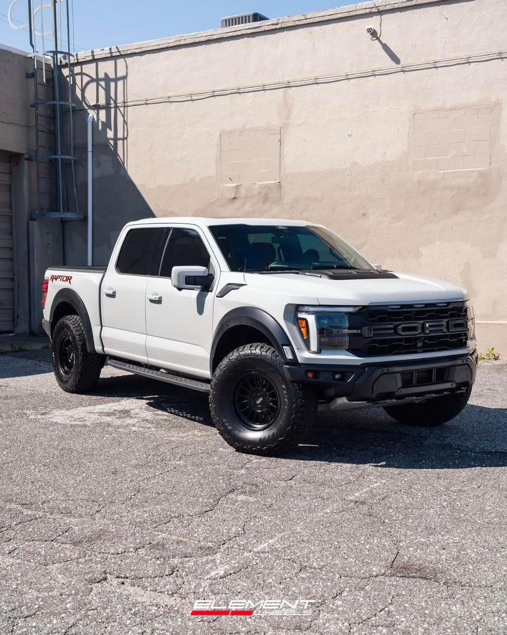 17x8.5 KMC KM447 Impact Forged Monoblock on 2021-2025 Ford F-150 Raptor