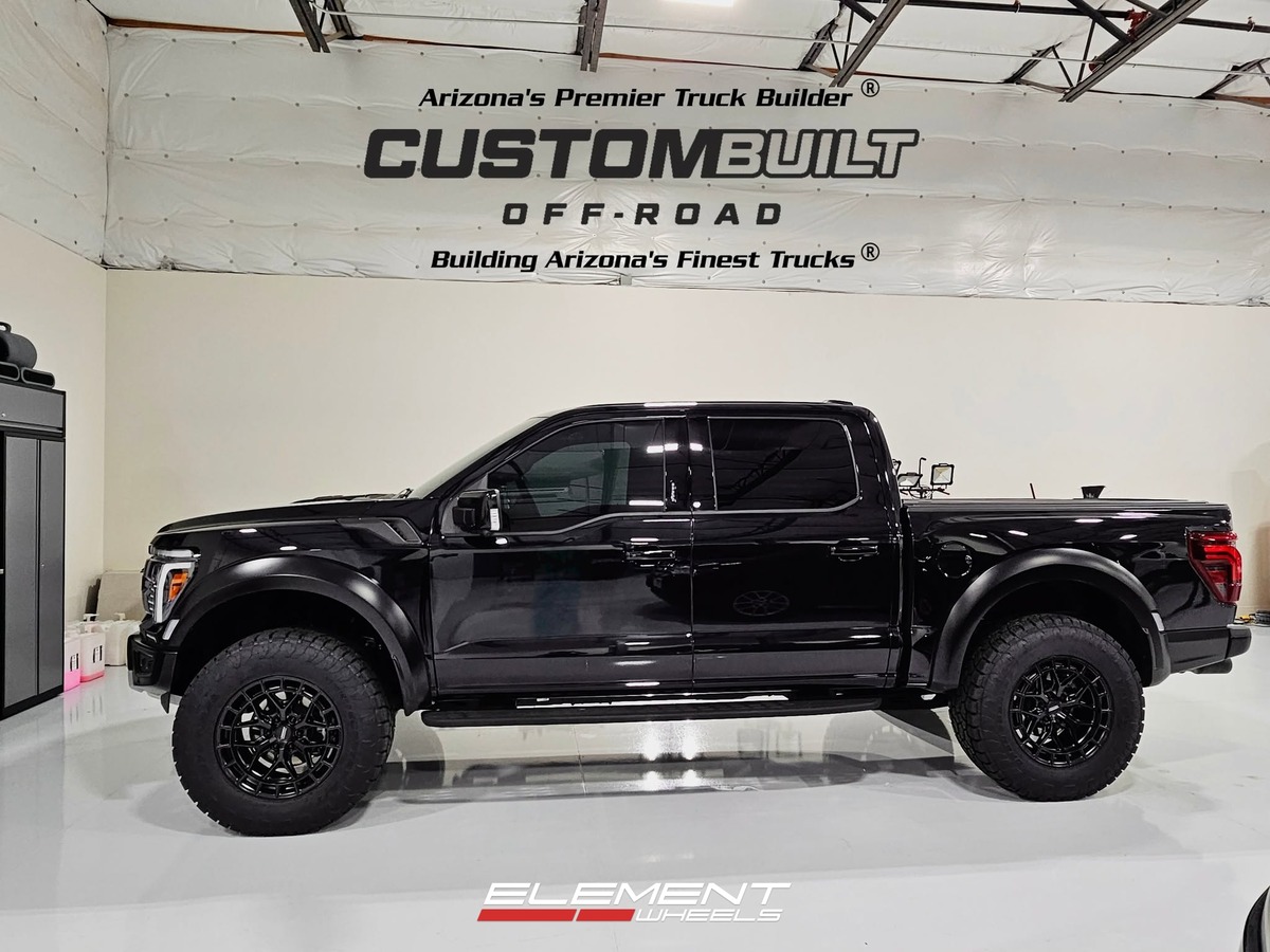 20x9.5 Vossen HFX-1 on 2021-2025 Ford F-150 Raptor