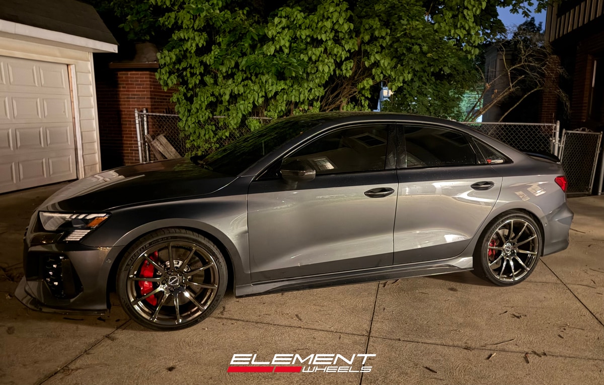 19x9 Element Forged MS-3 on 2022-2024 Audi RS3
