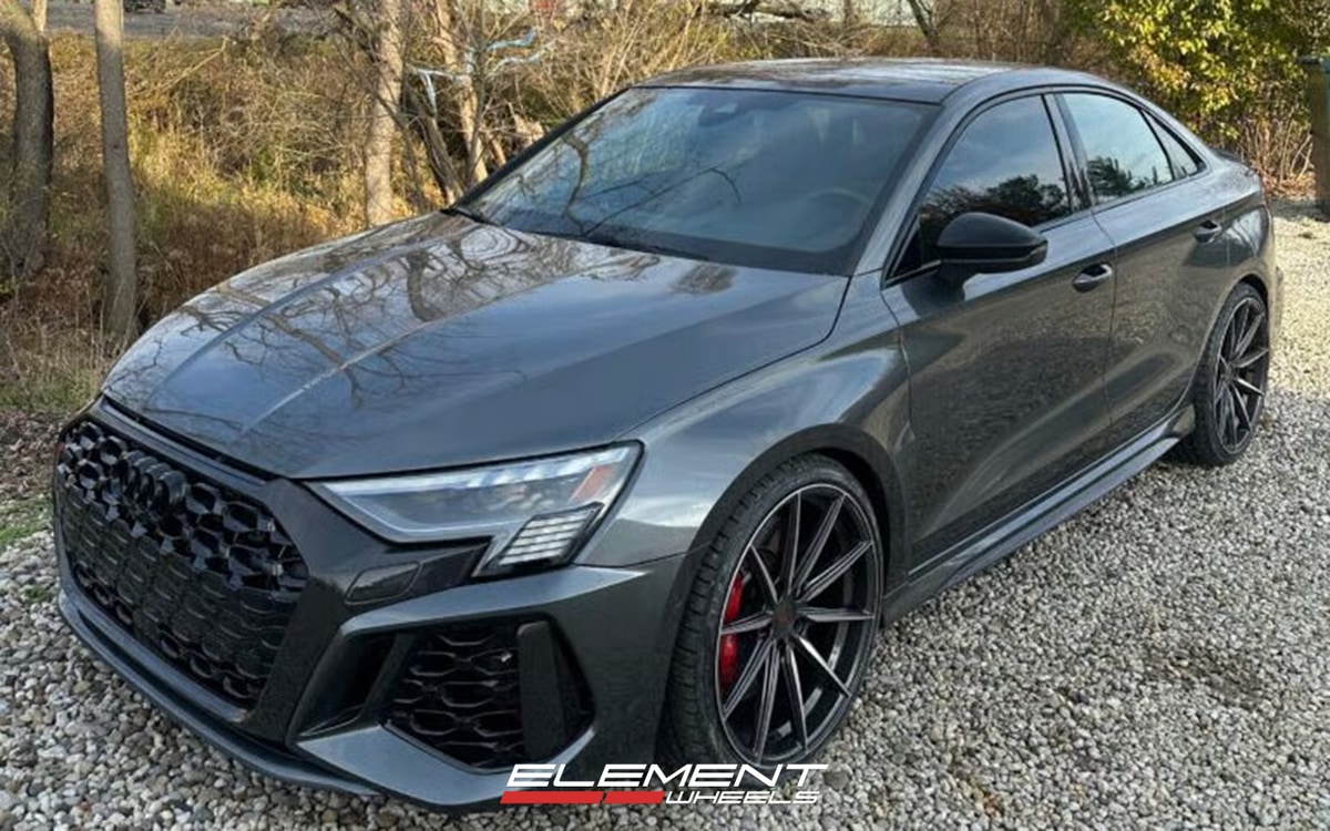 20x9 Ferrada Forge-8 FR10 Graphite Machine (Rotary Forged) on 2022-2024 Audi RS3