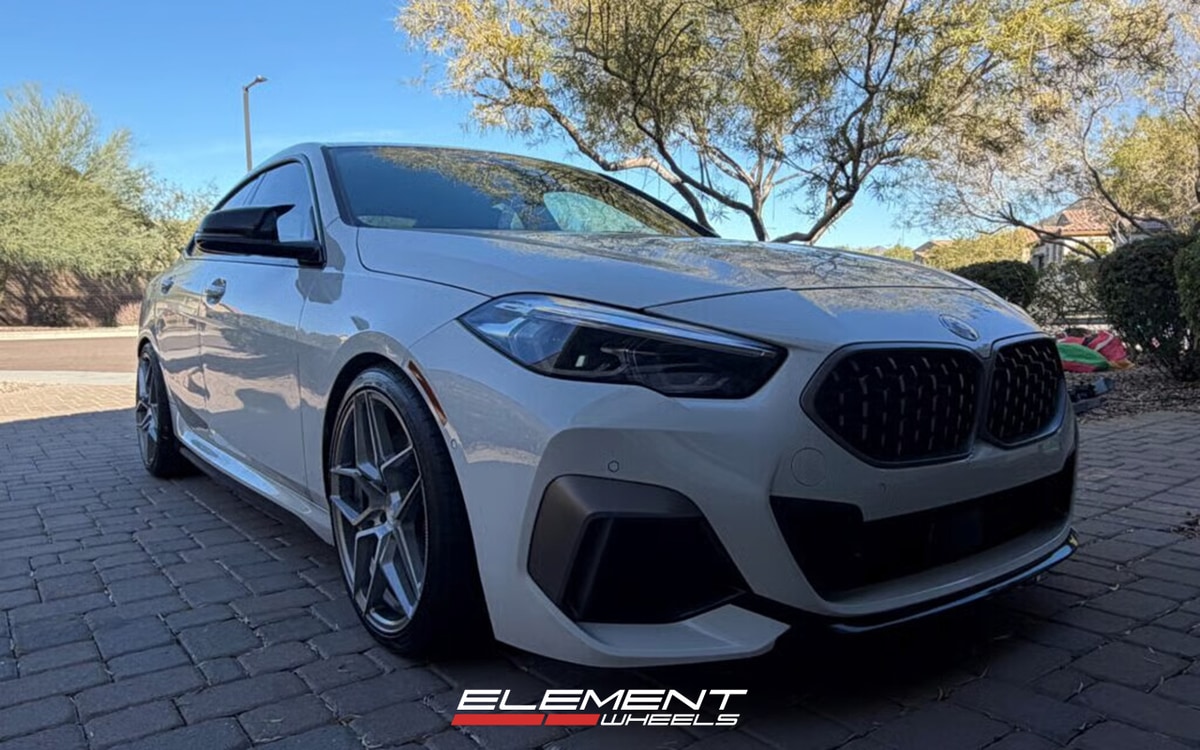 19x8.5 Rohana RFX11 Brushed Titanium (Cross Forged) on 2022-2025 BMW 2 Series