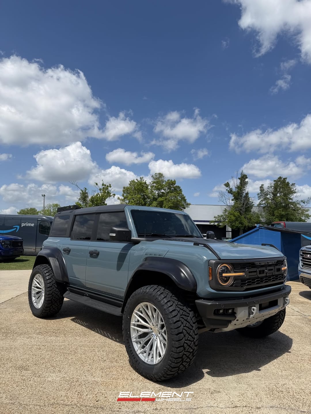 22x10 Vossen HFX-6 on 2022-2025 Ford Bronco Raptor