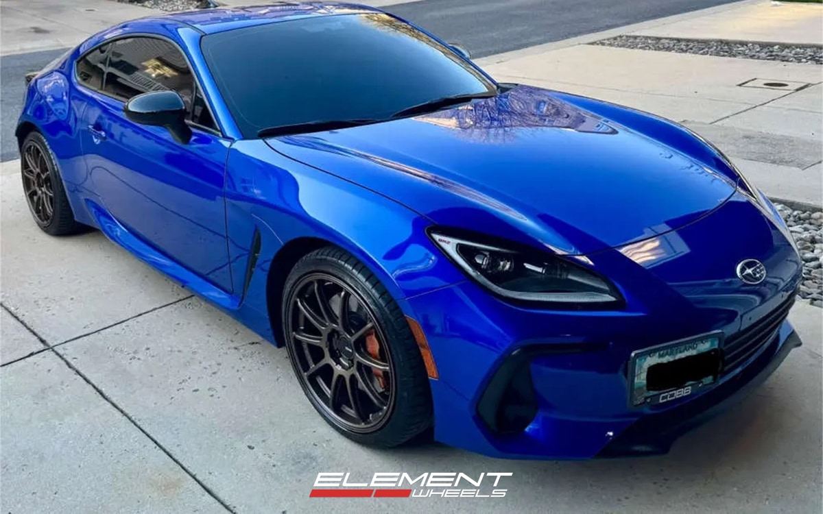 18x8 Enkei Triumph Matte Bronze on 2022-2025 Subaru BR-Z
