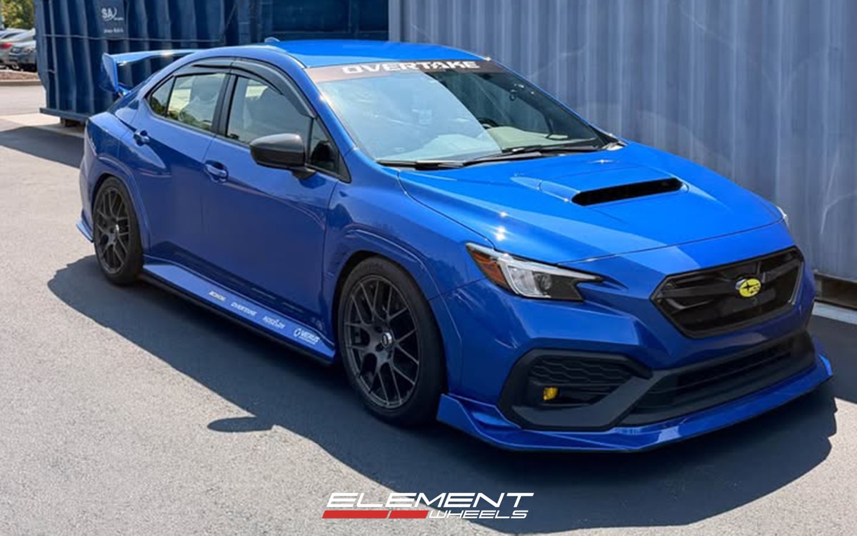 18x9.5 Enkei Raijin Matte Gunmetal on 2022-2025 Subaru WRX