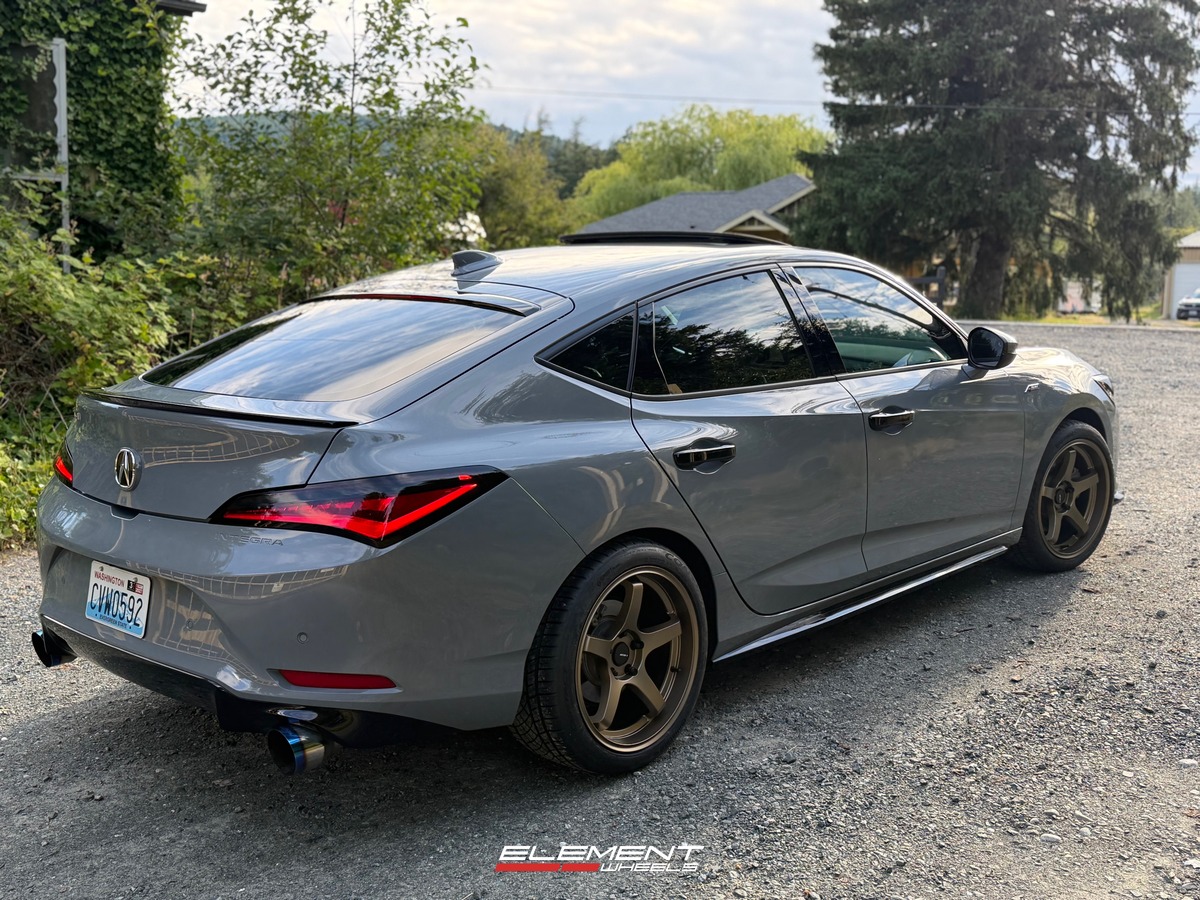 18x9.5 AVID.1 AV-28 Matte Bronze on 2023-2025 Acura Integra