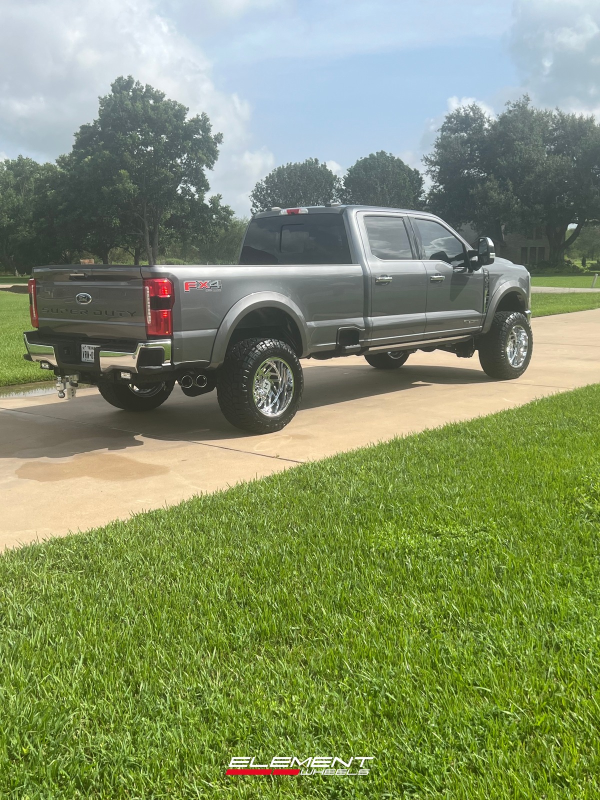 20x12 Hostile H116 Jigsaw Armor Plated (8 Lug) on 2023-2025 Ford F-250/350