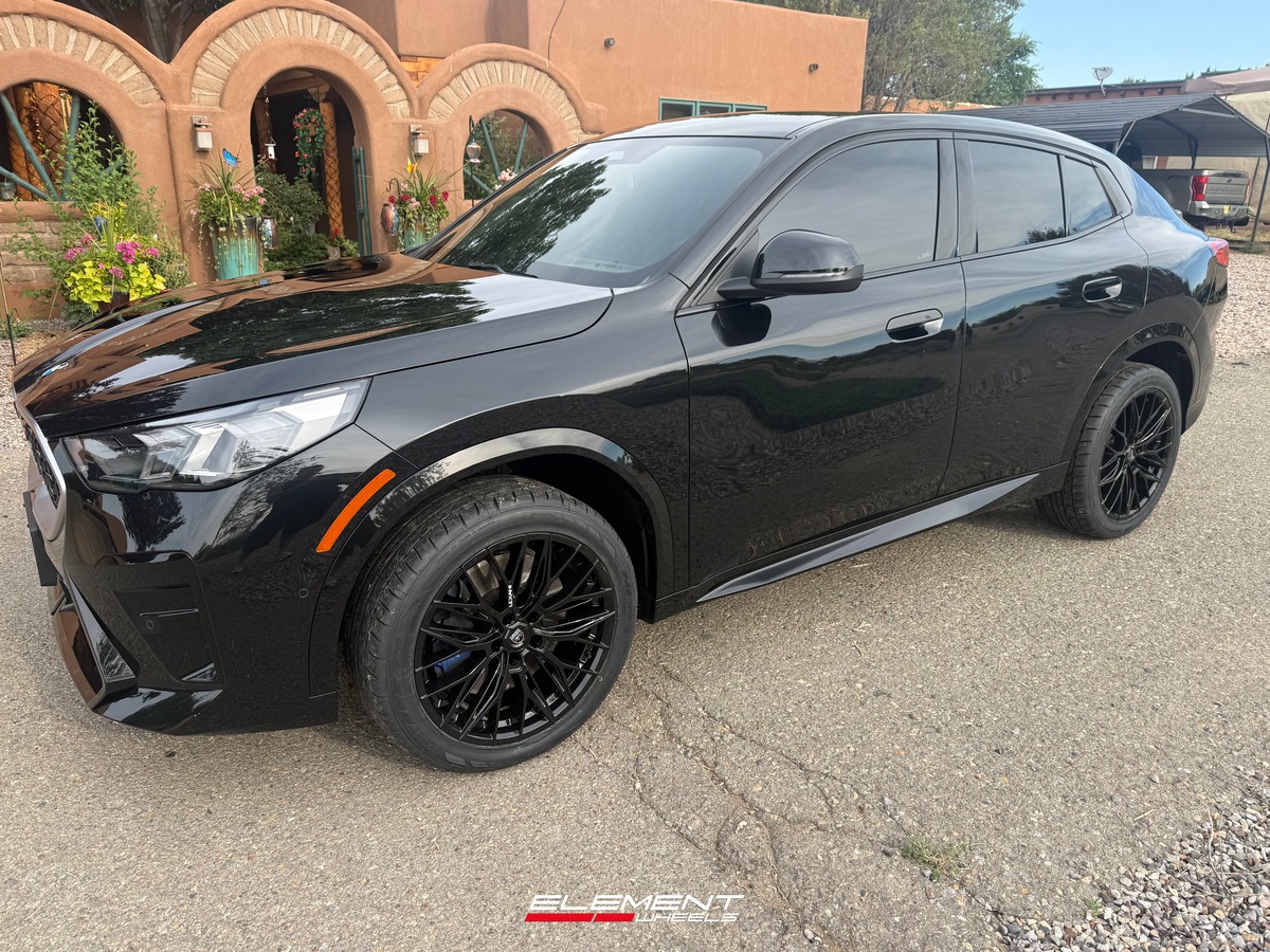 19x8.5 Lexani Aries Full Gloss Black on 2024-2025 BMW X2