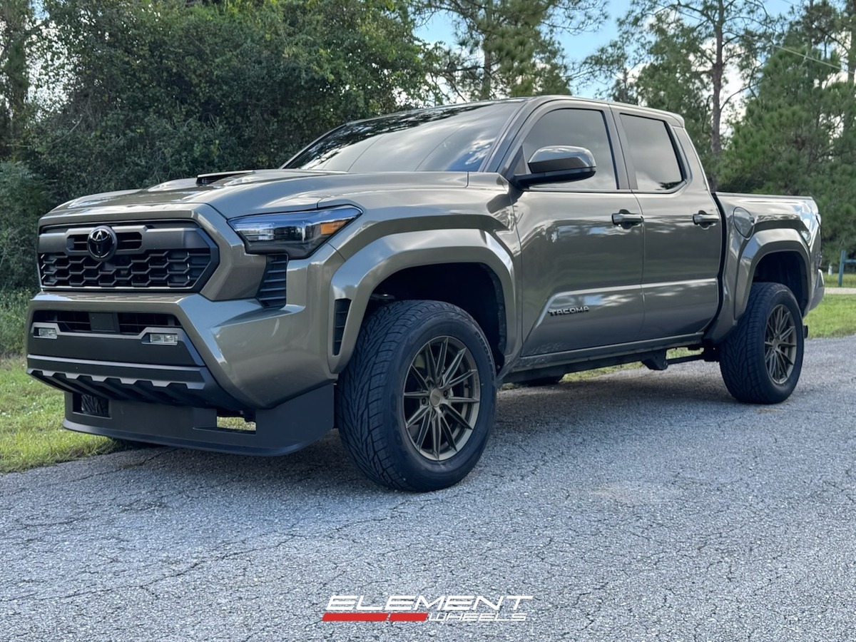 18x8.5 Vossen HFX-2 Terra Bronze (Hybrid Forged) on 2024-2025 Toyota Tacoma