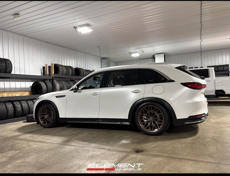 21x10 Element Forged ME-5 Satin Bronze (Full Forged) on 2024-2026 Mazda CX-90
