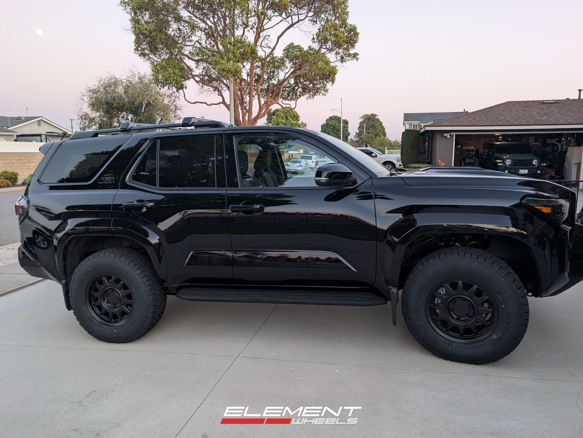 17x8.5 Raceline 952B Aero HD Satin Black on 2025-2025 Toyota 4-Runner