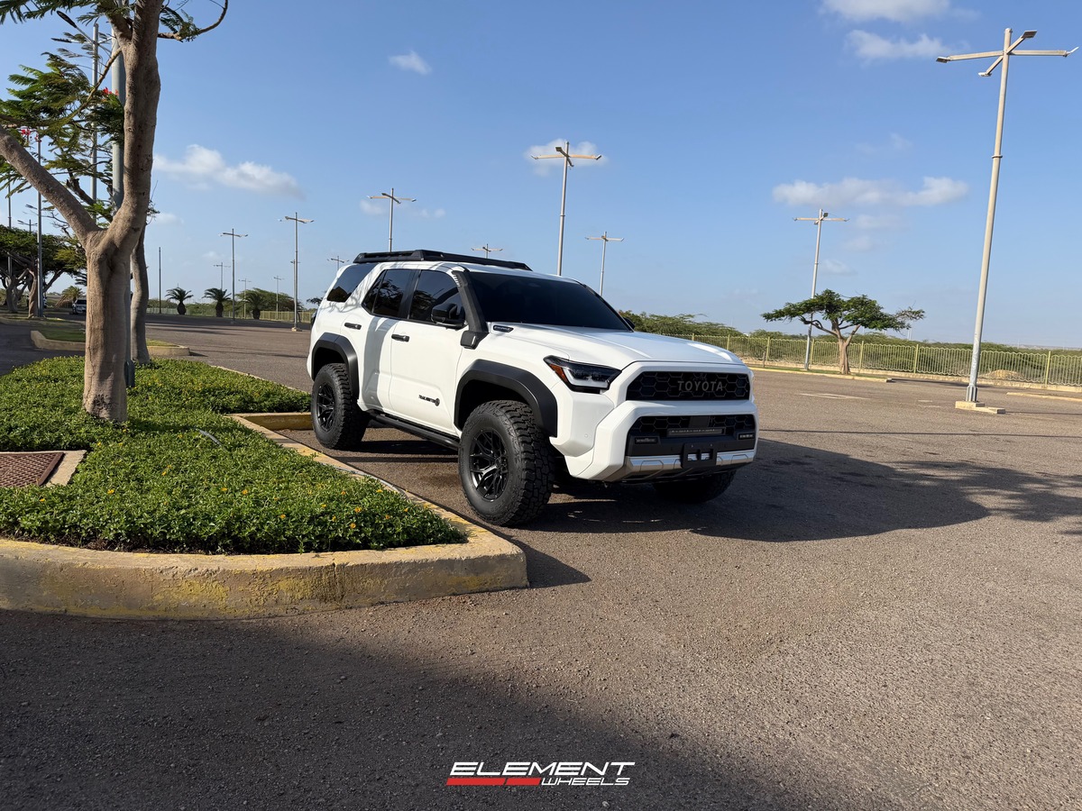 17x9 Vossen HF6-4 Satin Black (Hybrid Forged) on 2025-2025 Toyota 4-Runner