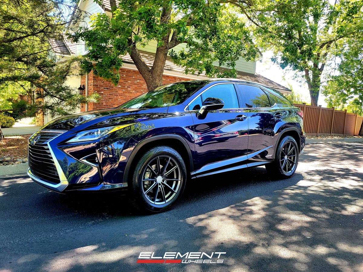 20 Inch Curva Concepts CFF46 Gun Metal on a 2016 Lexus RX 450h