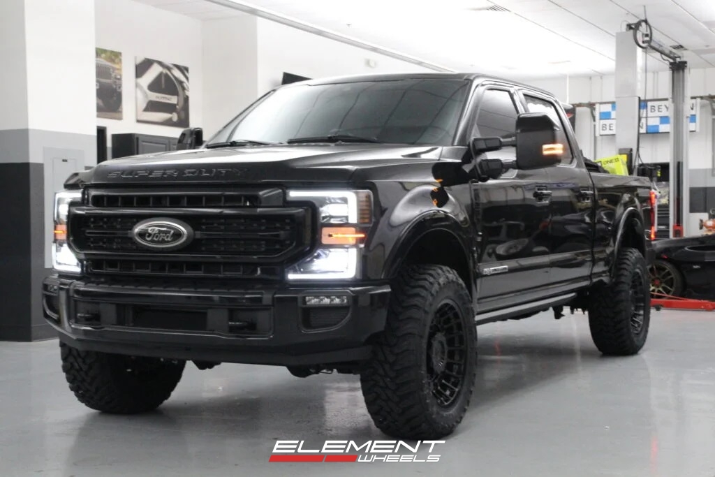 20 Inch Fuel Off-Road D723 Militia in Matte Black on a 2022 Ford F-250 Tremor