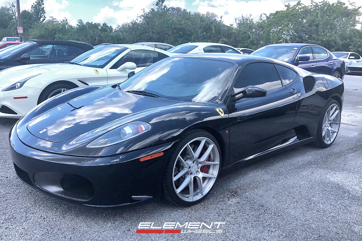 20" Staggered Ace Alloy AFF02 on Ferrari F430
