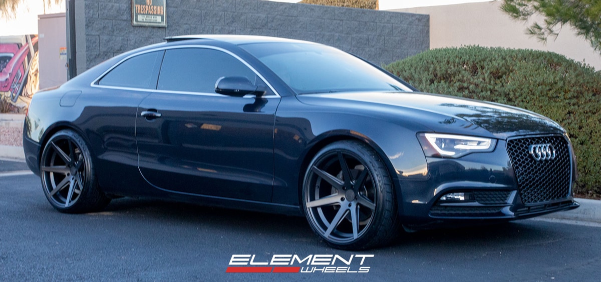 20 inch Rohana RC7 Matte Graphite on a 2013 Audi A5